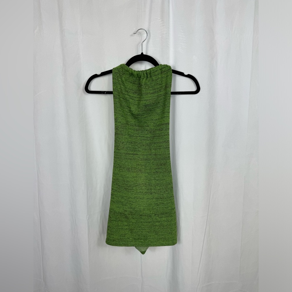 Sleeveless Halter Backless Knit Mini Dress